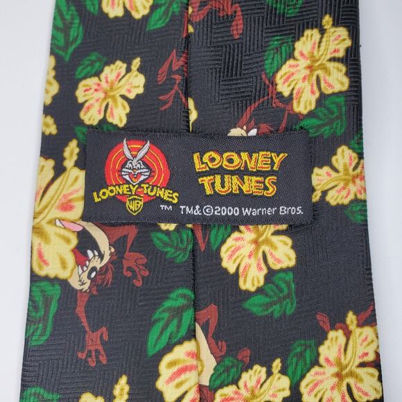 Looney Tunes Tazmanian Devil 100% Polyester Tie - Picture 3 of 4